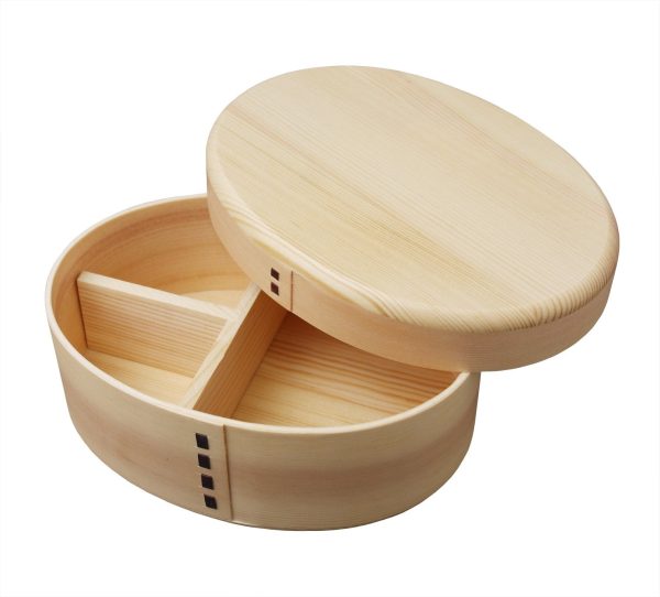 Ruozhao Japan Magewappa Cover Single Tier Lunch Box Oval Earl Finish Natural Life01 Hot on Sale