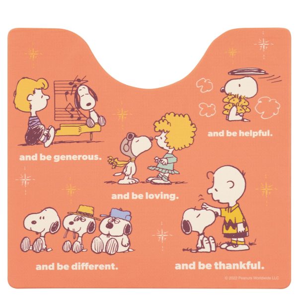 Senko Snoopy Wipeable Pvc Toilet Mat - Japan - Approx. Online Sale