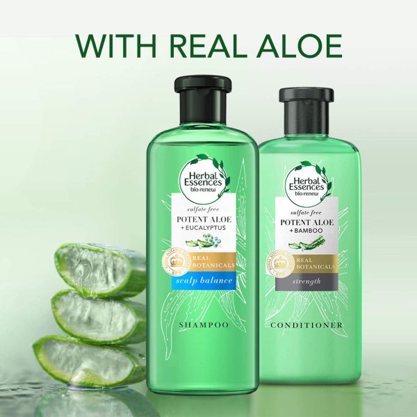 Herbal Essence Non-Silicone Shampoo Bio Renew Aloe & Bamboo 400Ml Japan (1) For Cheap - Image 4