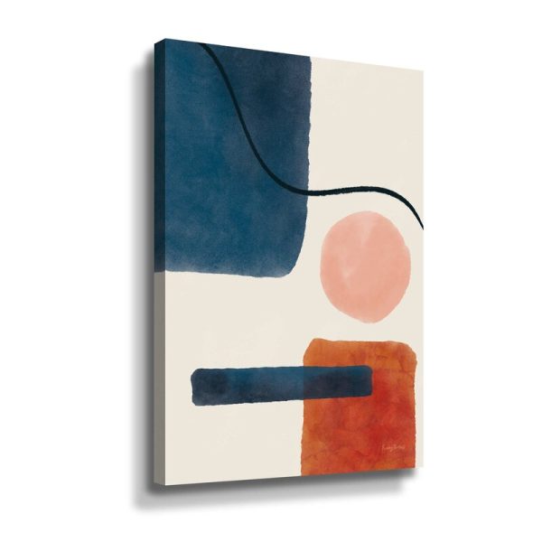12  H x 8  W x 2  D Geo Abstract I - Painting on Canvas Online
