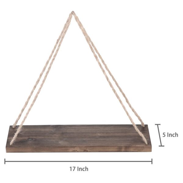 Mcspadden 2 Piece Triangle Solid Wood Floating Shelf (Set of 2) on Sale - Image 3