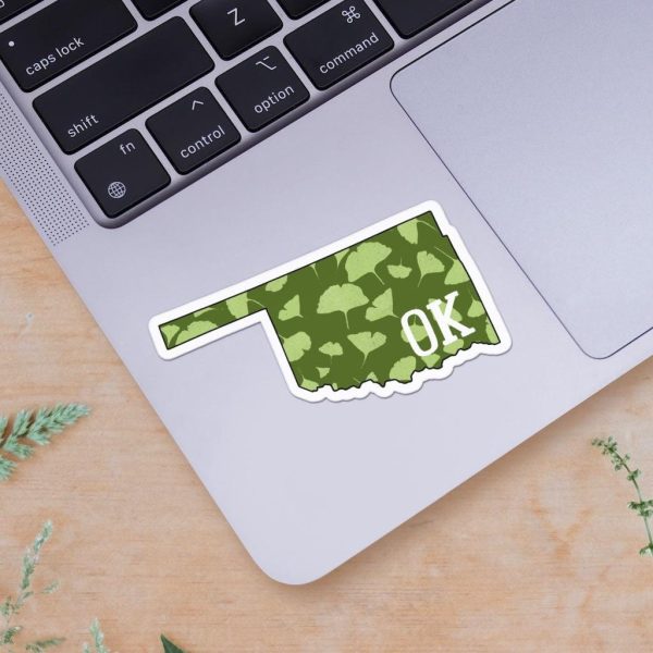 Oklahoma Green Nature Sticker Online now - Image 2